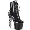 Pleaser - IRONGRIP1020 Bottes de plateforme, Pole dance chaussures - Chaussures de pole dance - Noir/Couleur argent Product image